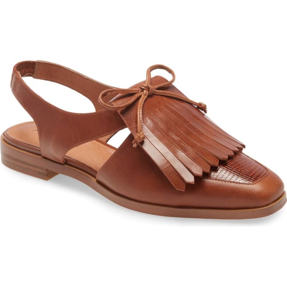 Jeffrey Campbell-NWT Oxbridge Slingback Tan Loafer